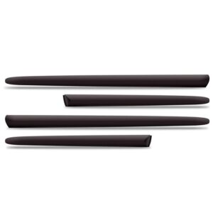 Borrachão Lateral 206 2000/2010 2p  + Jogo Tapet Cor Cinza