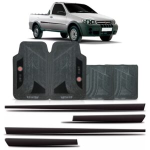 Friso Lateral Strada 05 A 2017 Modelo Cinza + Jogo Tapete