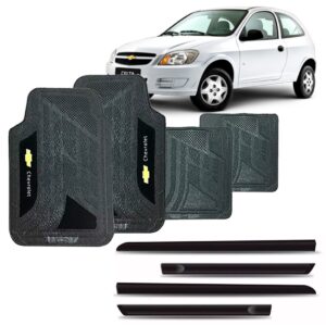 Friso Lateral Chevrolet Celta 2006 A 2012 2p + Jogo Tapete