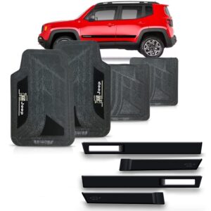 Friso Lateral Para Renegade + Jogo Tapete