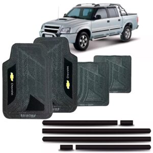 Friso Lateral S10 2001 A 2011 (cabine Dupla) + Jogo Tapete