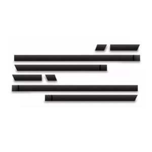 Friso Lateral Fiat Uno 2005 A 2010 4 Porta + Jogo Tapete Pvc