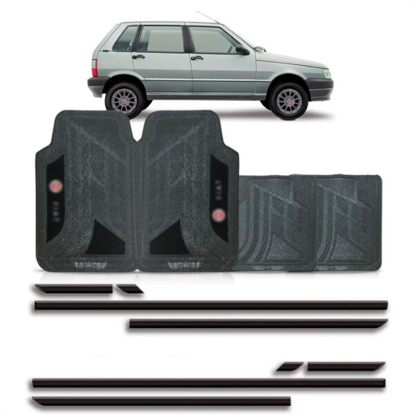 Friso Lateral Uno 95/2009 4 Porta Fino + Jogo Tapete Oferta