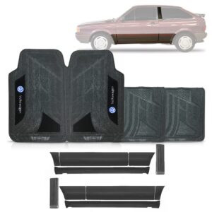 Friso Lateral Gol Gts 1991 A 1993 Cinza + Jogo Tapete Cinza