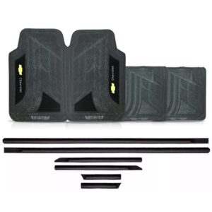 Friso Lateral Kadett Gs E Kadett Gsi Preto + Jogo Tapete Pvc