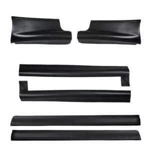 Friso Lateral Gol G2 Gti 1995 A 1998 Caixa Preto Jogo Tapete Preto