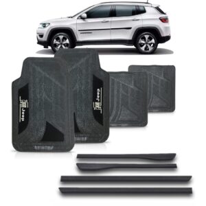 Friso Lateral Compass 2015 2016 2017 2018 + Jogo Tapete Pvc