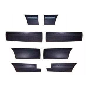 Friso Lateral Opala Diplomata 87/90 Preto 4p + Jogo Tapete. Preto