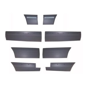 Friso Lateral Opala Diplomata 87 A 90 Cinza 4p + Jogo Tapete Preto