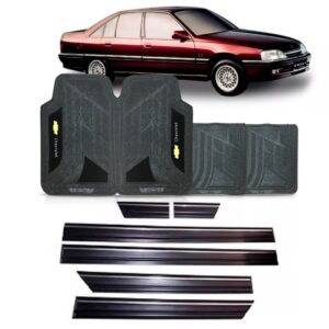 Friso Lateral Omega 92 A 1994 4p Colante Largo + Jogo Tapete