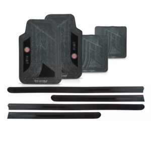 Friso Lateral Fiat Doblo 2002 A 2017 + Jogo Tapete Pvc