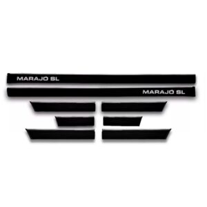 Friso Lateral Marajo Sl 1983 A 1986 Castelinho + Jogo Tapete