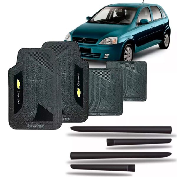 Friso Lateral Corsa Gls 1.8 2003 A 12 4p Largo + Jogo Tapete