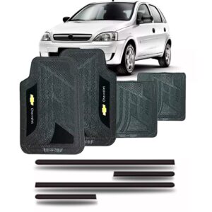 Kit Friso Lateral Chevrolet Corsa 02 A 2012 4p + Jogo Tapete