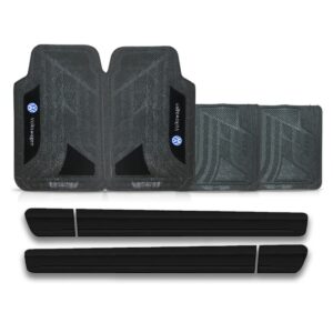 Kit Friso Lateral Saveiro Crosss Com Jogo Tapete Em Pvc