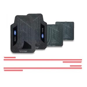 Friso Lateral Escort Hobby Ate 1991 Vermelho + Jogo Tapete