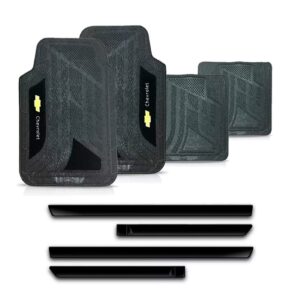 Kit Friso Lateral Chevrolet Agile 2010 A 2016 + Jogo Tapete