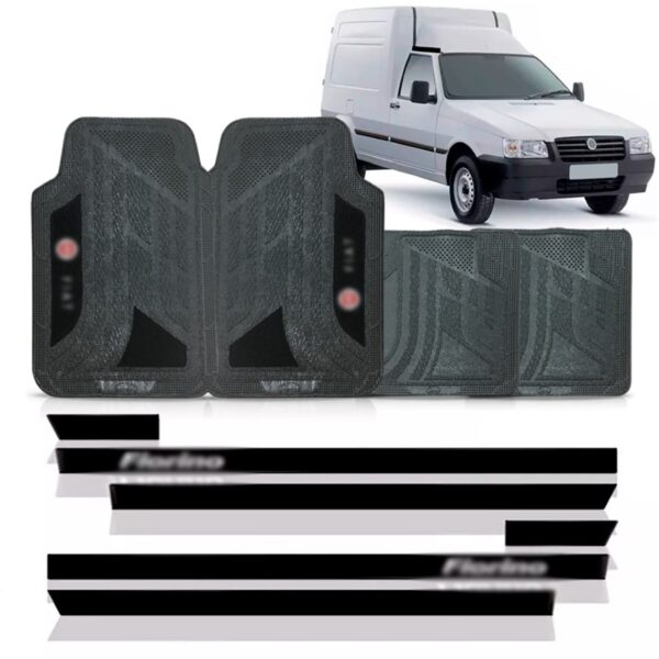 Friso Lateral Fiorino Personalizado (longa) + Jogo Tapete