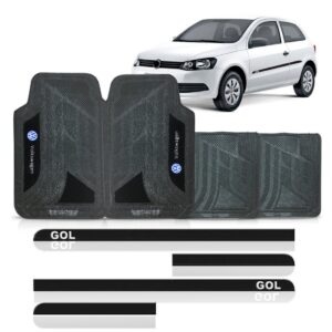 Kit Friso Lateral Gol 2013 A 2017 2 Portas Com Jogo Tapete