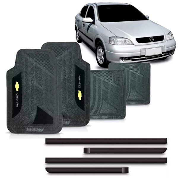 Friso Lateral Astra 1999 2000 2001 2002 4p + Jogo Tapete