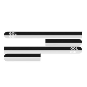 Borrachão Lateral Gol 2013/17 4p Personalizado + Jogo Tapete