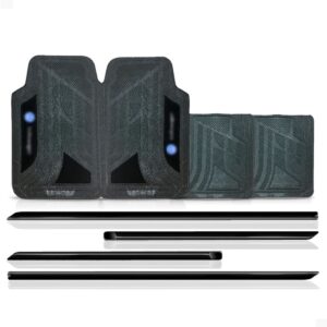Friso Lateral Gol/voyage/fox G4 G5 Preto Liso + Jogo Tapete