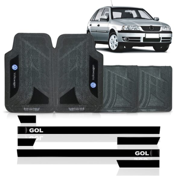 Friso Lateral Gol 2005 A 2008 4p + Jogo Tapete