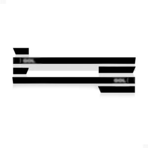 Friso Lateral Gol/voyage 2013 A 2017 4p Preto + Jogo Tapete