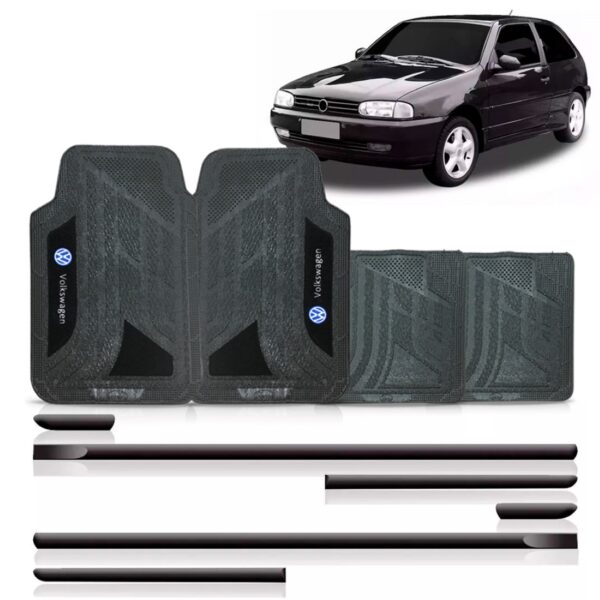 Friso Lateral Gol/parati Cli 1994 A 1997 2p + Jogo Tapete