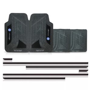 Kit Friso Lateral Gol/parati Giii 00/04 4p + Jogo Tapete Pvc