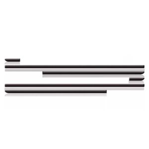 Kit Friso Lateral Gol/parati Giii 00/04 4p + Jogo Tapete Pvc