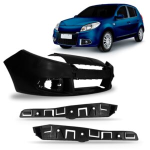 Envolvente Dianteiro Sandero 2011 2012 2013 1a Linha  Preto