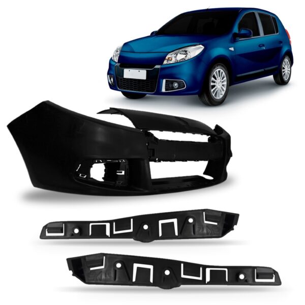 Envolvente Dianteiro Sandero 2011 2012 2013 1a Linha  Preto