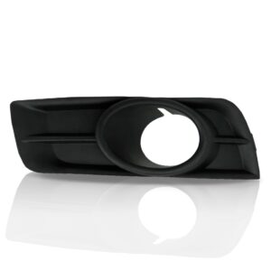 Par Tela Frontal Parachoque Moldura Farol Milha Cruze 12 13 Preto