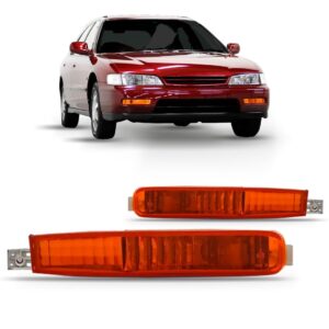 Par Sinaleira Parachoque Accord 1996 1997 Inferior Ambar