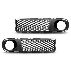 Par Moldura Milha Gol G3 1999 A 2005 Fase 1 C/ Furo  - Preto