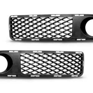 Par Moldura Milha Gol G3 1999 A 2005 Fase 1 C/ Furo  - Preto