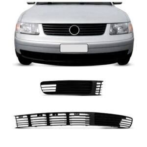 Jogo Tela Parachoque Dianteiro Passat 1997 1998 1999 2000 Preto