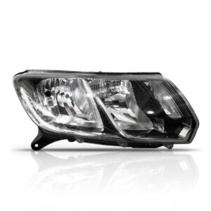 Kit Sandero 2015 2016 Par Faróis + Grade Inferior Preto