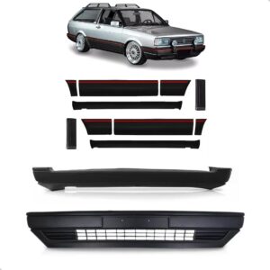 Kit Envolvente Parati 1987 A 1995 Preto Com Friso Lateral