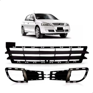 Kit Grade Astra 2003 A 2011 + Par Molduras Retrovex Preto