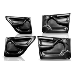 Kit 4 Forros Porta Gol Parati Saveiro G2 G3 4 Portas Preto