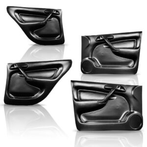 Kit 4 Forros Porta Gol Parati Saveiro G2 G3 4 Portas Preto