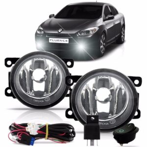 Kit Farol Milha Neblina Renault Fluence 2011 2012 2013 Branco