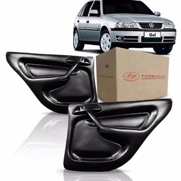 Jogo Forro Porta Gol Parati G2 G3 1995 A 2005 Traseiro Preto Preto