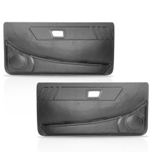 Par Forro Porta Gol Parati 85 A 97 Quadrado Dianteiro Preto Preto