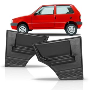 Par Forro Porta Uno 02 Portas 1985 Até 2009 Traseiro Preto