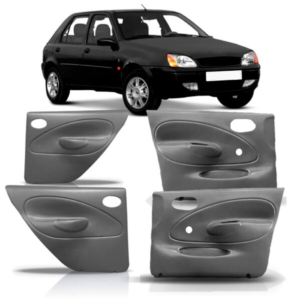 Kit Forro Porta Fiesta 4 Pts 96/02 Jogo Completo Manual 4 Pç