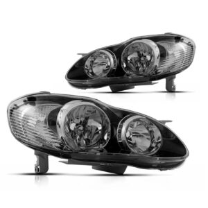 Par Farol Corolla Fielder 2003 04 05 06 07 2008 Fume Negro Direito E Esquerdo