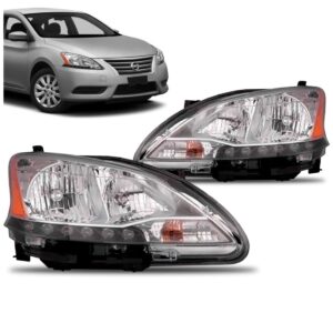 Par Farol Sentra 2014 2015 2016 2017 Com Led Marca Eagle